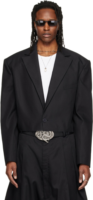 Photo: LU'U DAN Black Slashed Blazer