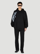 Mowalola Logo Print Hooded Sweatshirt