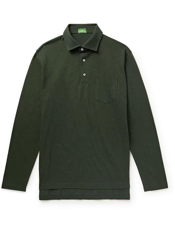 Photo: Sid Mashburn - Cotton-Piqué Polo Shirt - Green