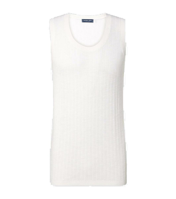 Photo: Frescobol Carioca Prado cotton and linen-blend tank top