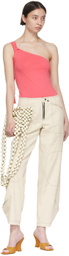 Vejas Maksimas Off-White Organic Cotton Jeans