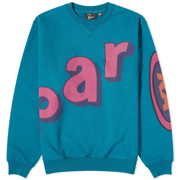Photo: By Parra Men's Loudness Crew Sweat in Coral