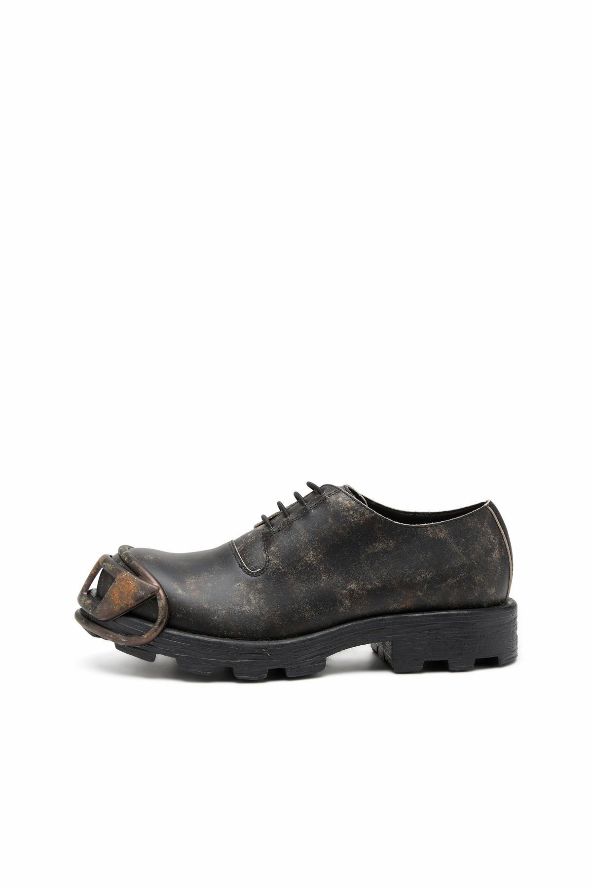 dann dy様 Diesel D-Hammer-Derby shoes in treated leather - Lace Ups