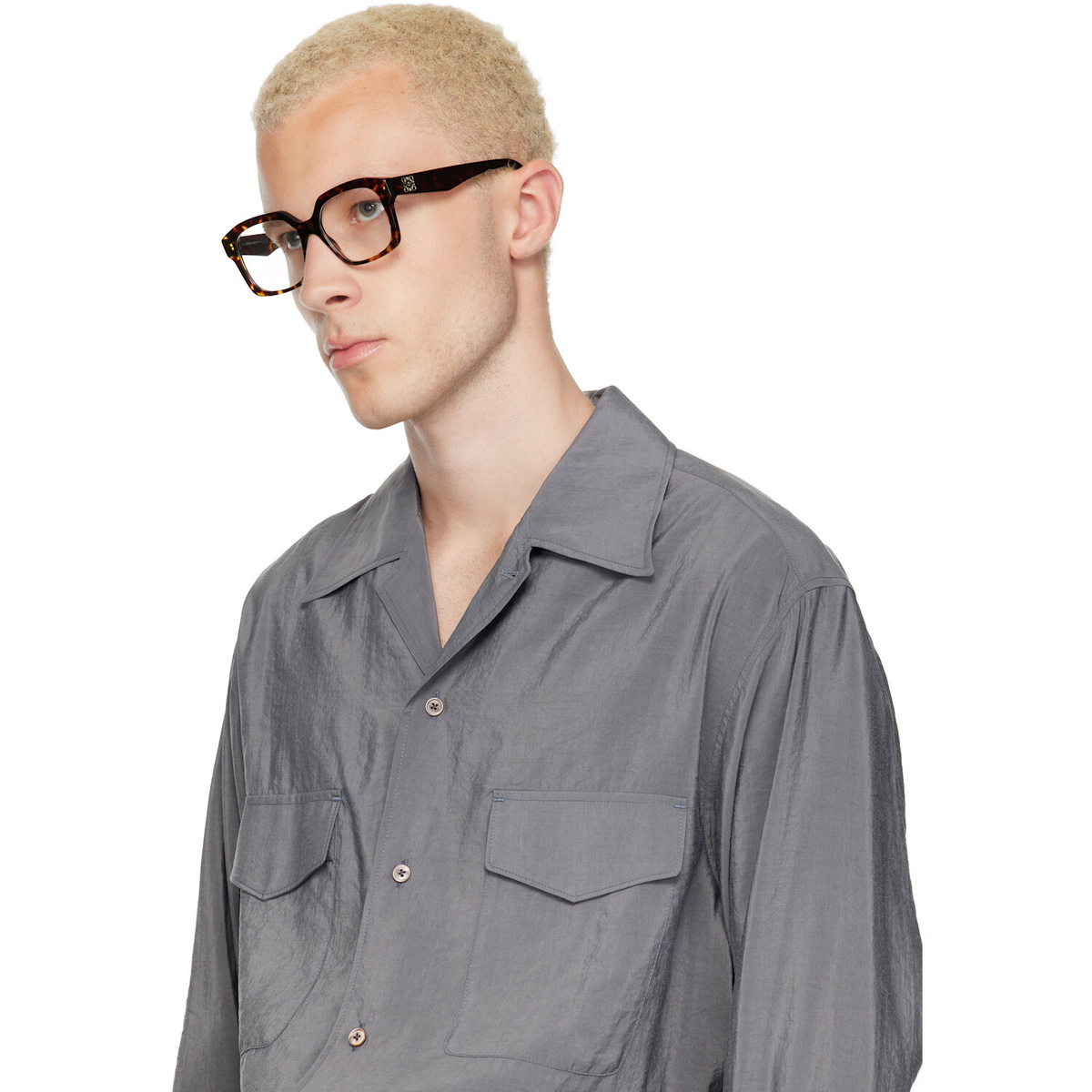 LOEWE Brown Anagram Glasses