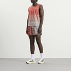 Bandit Men's Open Mesh Gradient Cut Race Singlet in Poppy Multi/Uneven Vertical Gradient