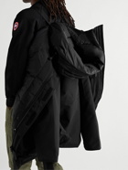 Canada Goose - Expedition Logo-Appliquéd Artic Tech® Hooded Down Jacket - Black