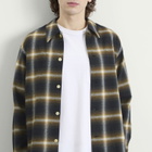 Second/Layer Men's Second Layer Logan Ombre Long Sleeve Check Shirt in Olive Check