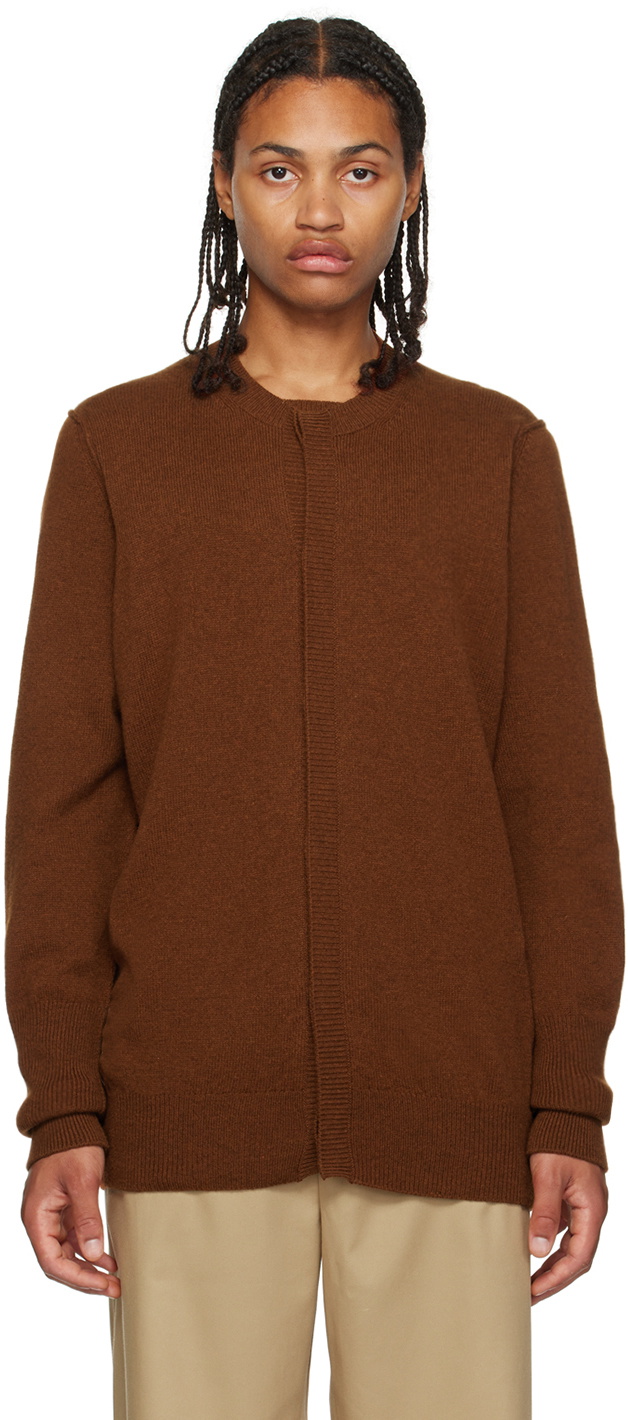 T/SEHNE Orange Strap Cardigan