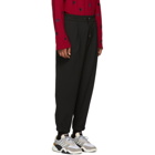 McQ Alexander McQueen Black Tailored Track Trousers