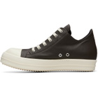 Rick Owens Gray Tower Low Sneaks Sneakers
