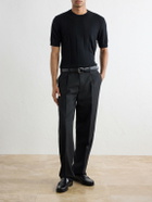 Altea - Wool T-Shirt - Black