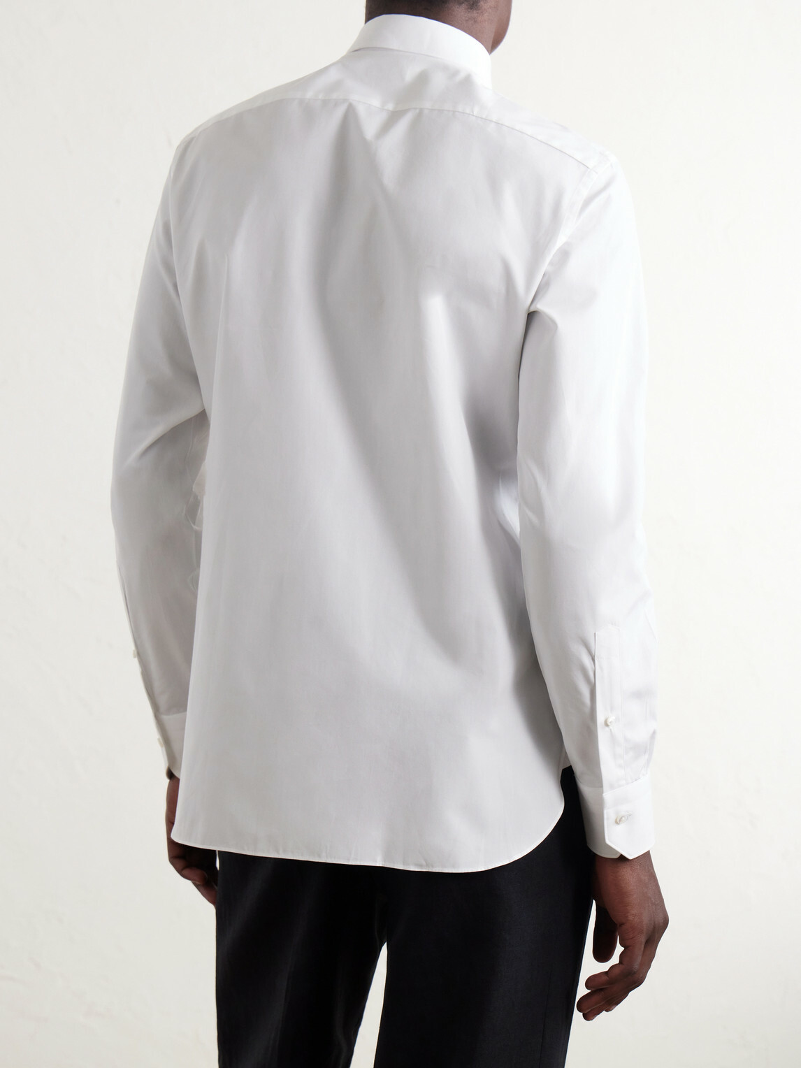 Zegna - Trofeo Cotton-Poplin Shirt - White
