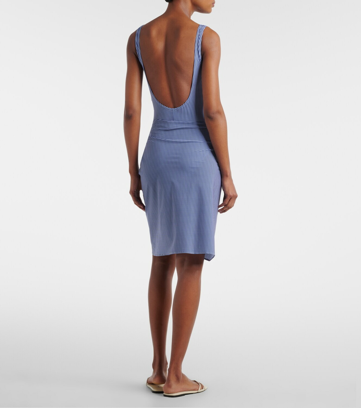 Karla Colletto Gingham beach cover-up