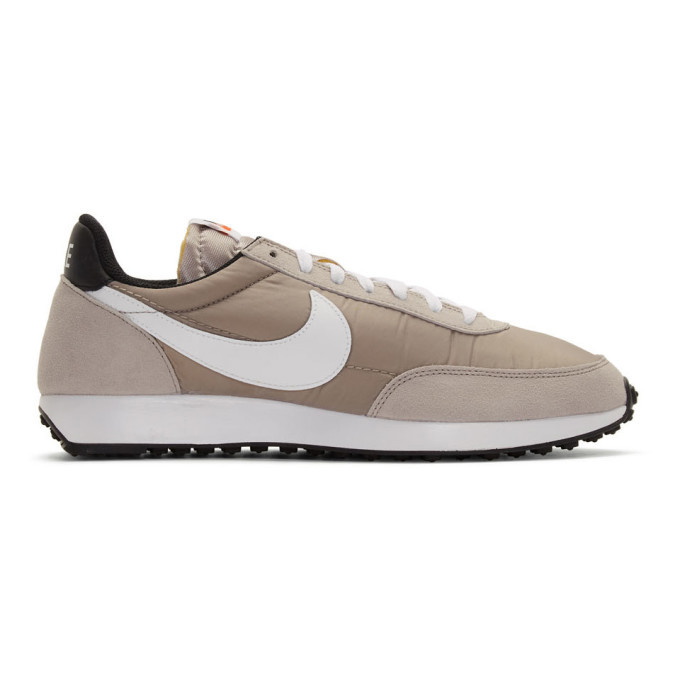 Photo: Nike Taupe Air Tailwind 79 Sneakers