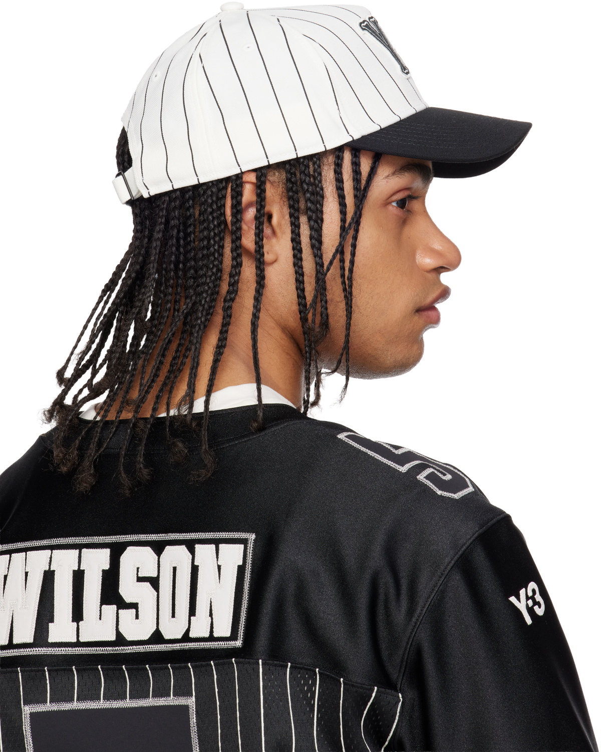Y-3 Off-White Pinstripe Cap