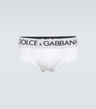 Dolce&Gabbana - Logo cotton-blend briefs