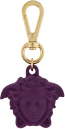 Versace Purple Medusa Airtag Key Ring