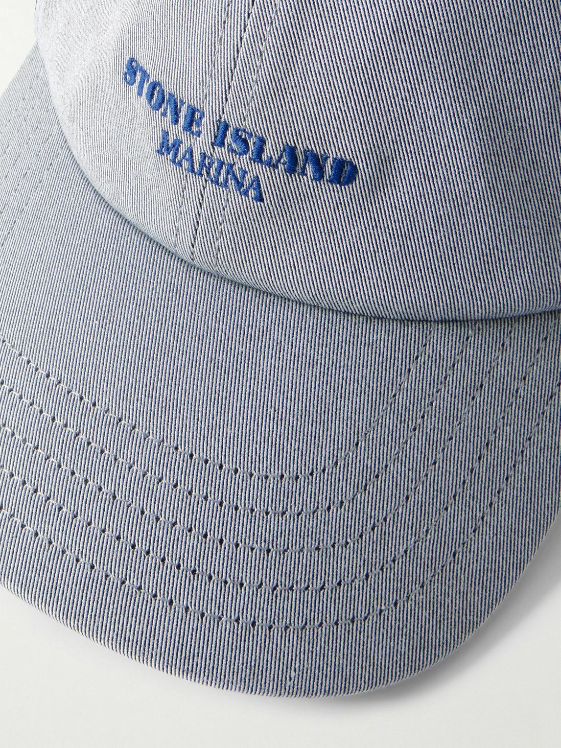 Stone Island - Marina Logo-Embroidered Cotton-Blend Gabardine Baseball Cap