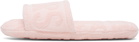 Versace Pink 'Versace Allover' Slippers