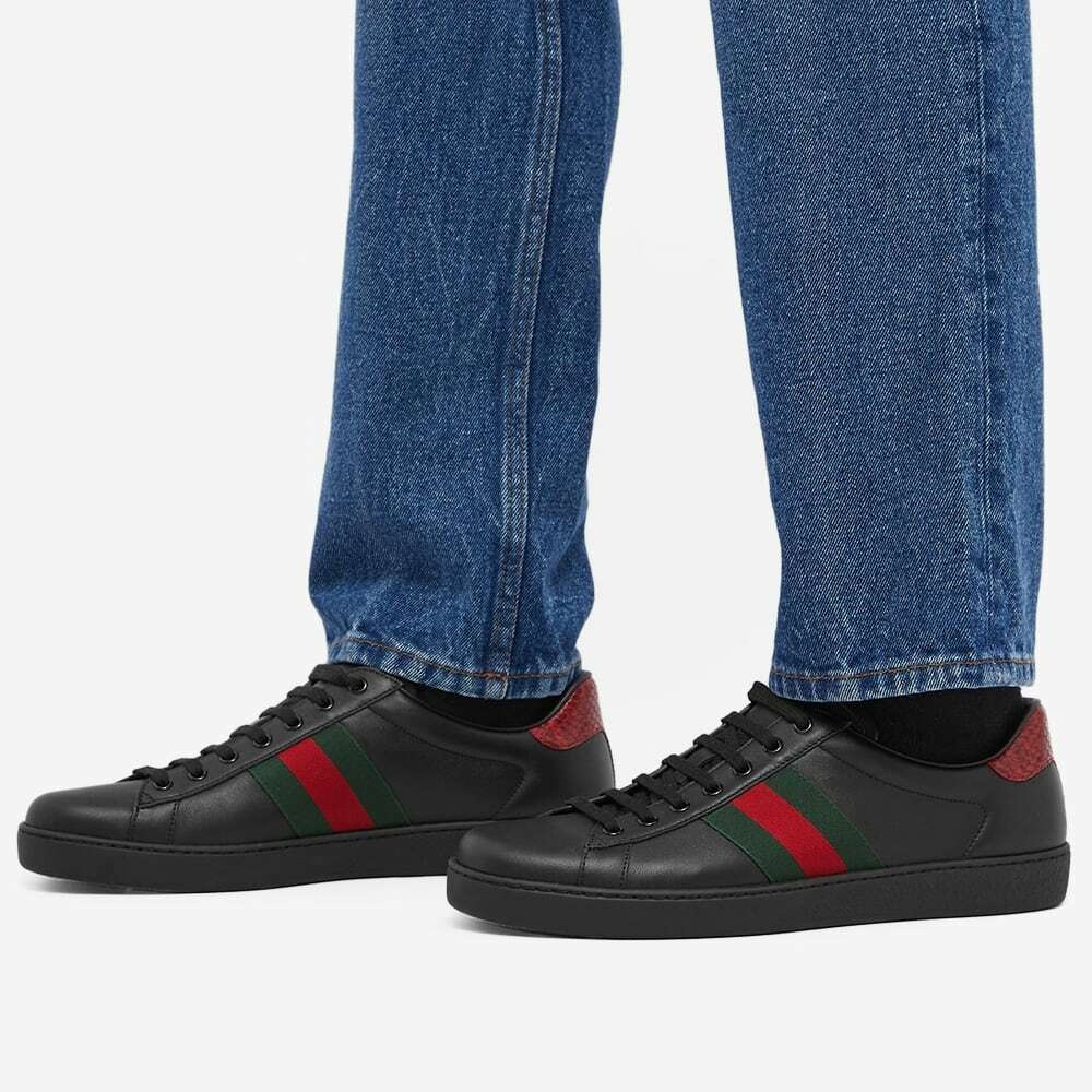 Gucci Men's New Ace GRG Sneakers in Black Gucci