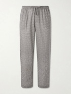 Derek Rose - Ledbury 96 Printed Cotton-Poplin Pyjama Trousers - Brown