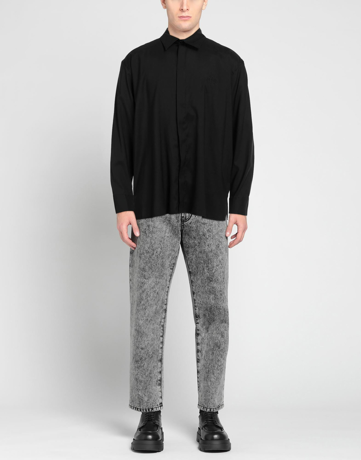 Msgm Mens Shirt in Black