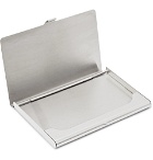 Dunhill - Engraved Stainless Steel Cardholder - Men - Silver
