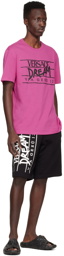 Versace Pink Cotton T-Shirt