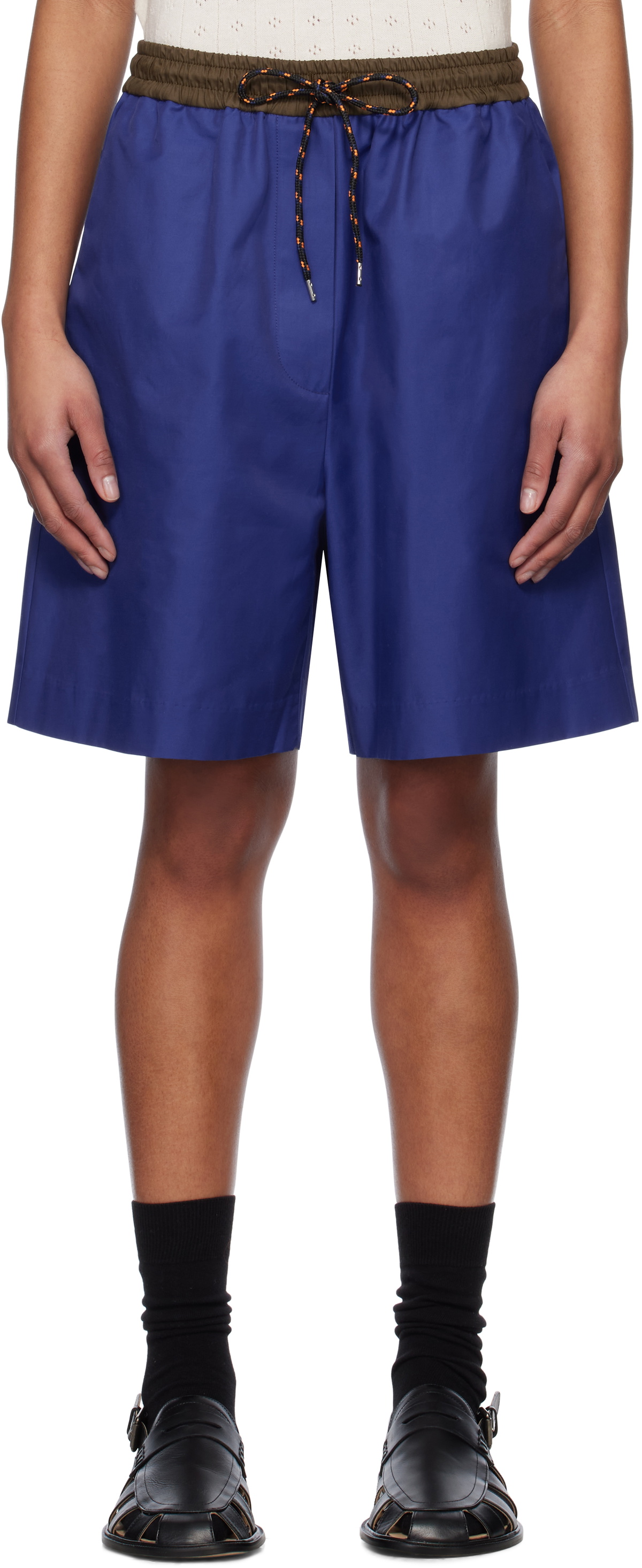 Cordera Blue Sailing Bermuda Shorts