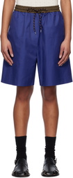 Cordera Blue Sailing Bermuda Shorts