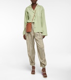 Loewe Anagram jacquard silk shirt