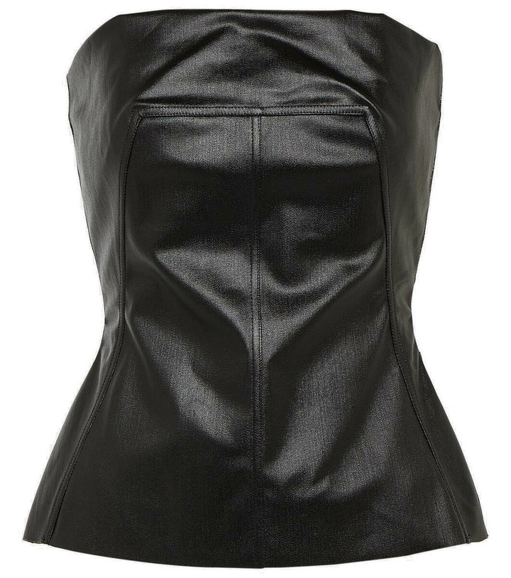 Photo: Rick Owens Lido coated denim corset