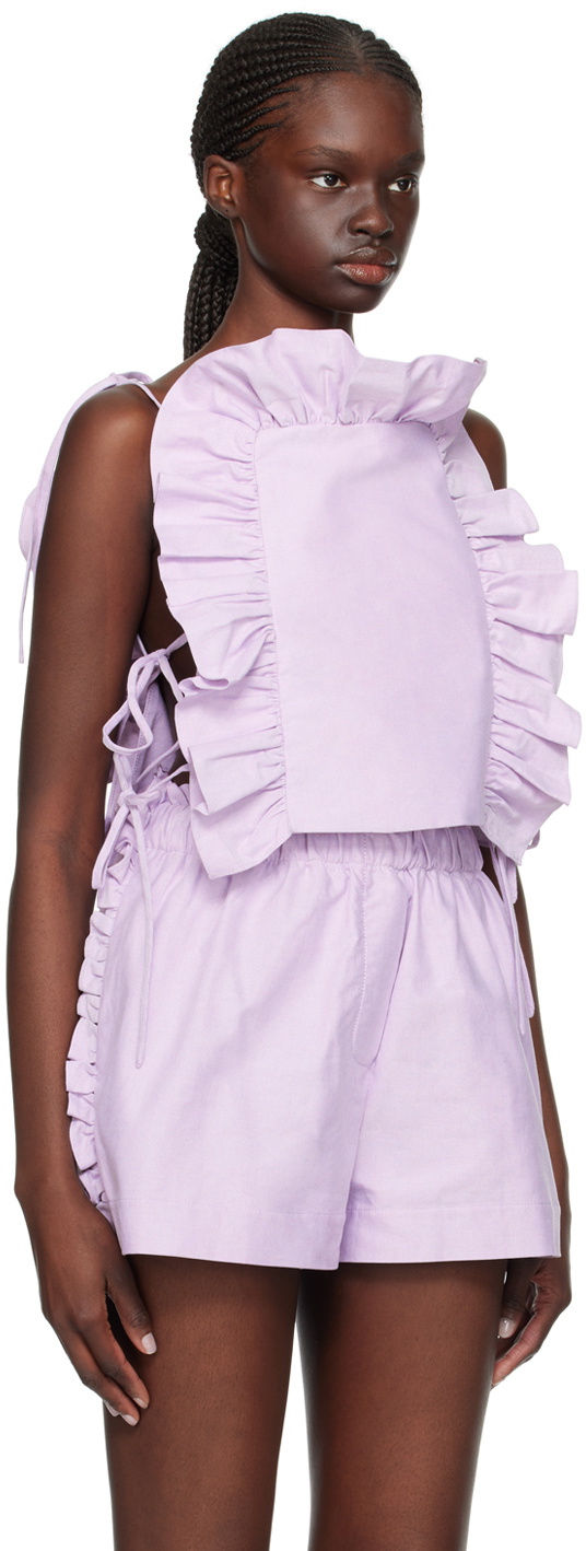 Kika Vargas Purple Amy Camisole