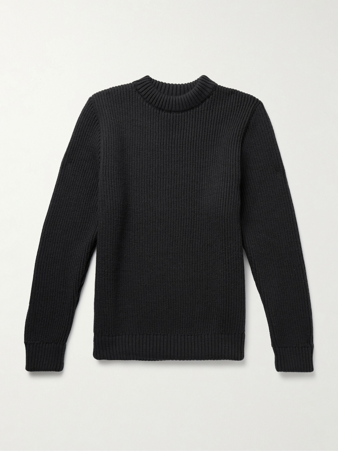 S.N.S. Herning - Felt-0 Ribbed Virgin Wool Sweater - Gray