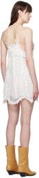 Isabel Marant White Virginia Minidress