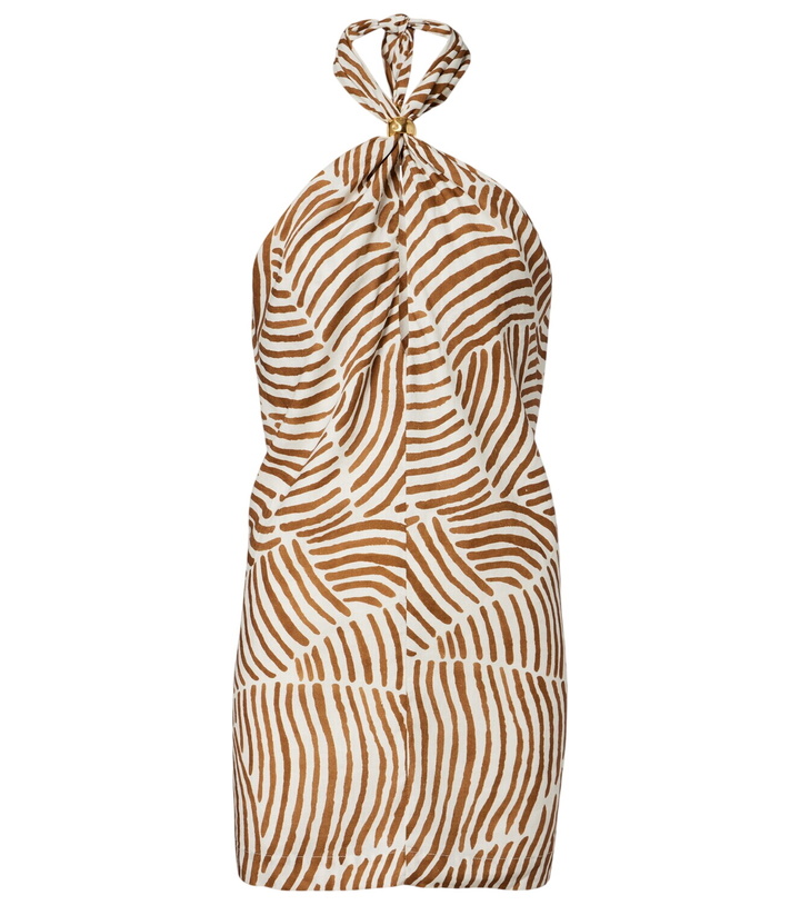 Photo: ViX Paula Hermanny Aster printed halterneck minidress
