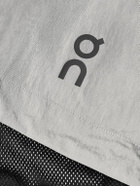ON - Court Logo-Print Recycled-Shell Tennis Jacket - Gray