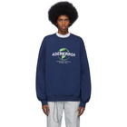 ADER error Navy Versal Sweatshirt