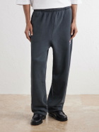 Willy Chavarria - Wide-Leg Printed Cotton-Jersey Sweatpants - Gray