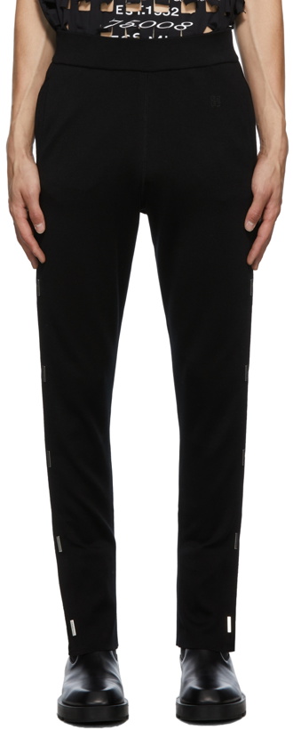 Photo: Givenchy Black Side Snap Lounge Pants