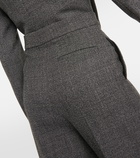 Loewe High-rise wool wide-leg pants