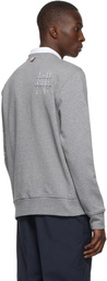 Thom Browne Grey Loopback Terry Sweatshirt