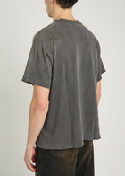 Saint Mxxxxxx Eternal Printed Distressed Cotton T-shirt Black