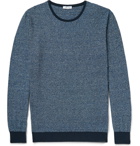 Boglioli - Two-Tone Mélange Knitted Sweater - Men - Blue