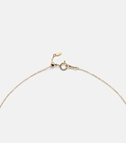 Persée Alphabet A 18kt gold necklace with diamonds