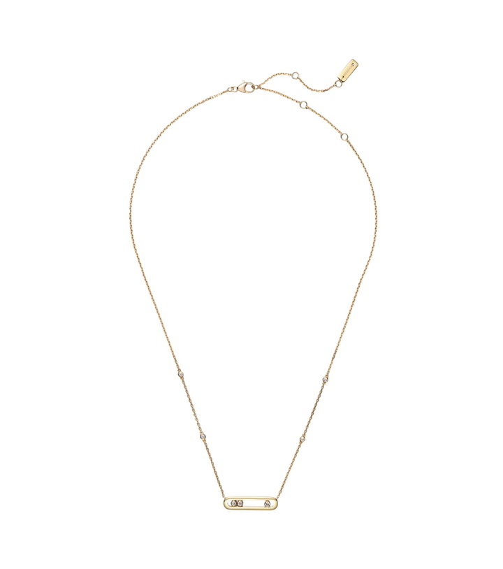 Photo: Messika Baby Move 18kt gold necklace with diamonds