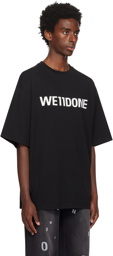 We11done Black Printed T-Shirt