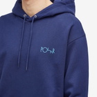Polar Skate Co. Men's Stroke Logo Dave Hoodie in Dark Blue