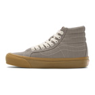 Vans Grey Herringbone OG Sk8-Hi LX Sneakers