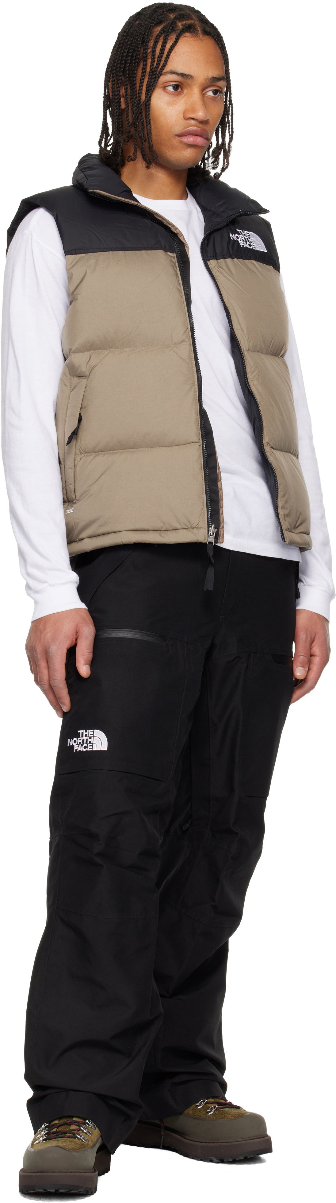 THE NORTH FACE NUPTSE VEST ベージュ THE NORTH FACE（ザ ノースフェイス） ダウンベスト メンズ Nuptse
